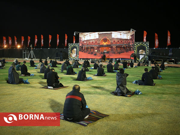 عزاداری شب پنجم محرم در استادیوم