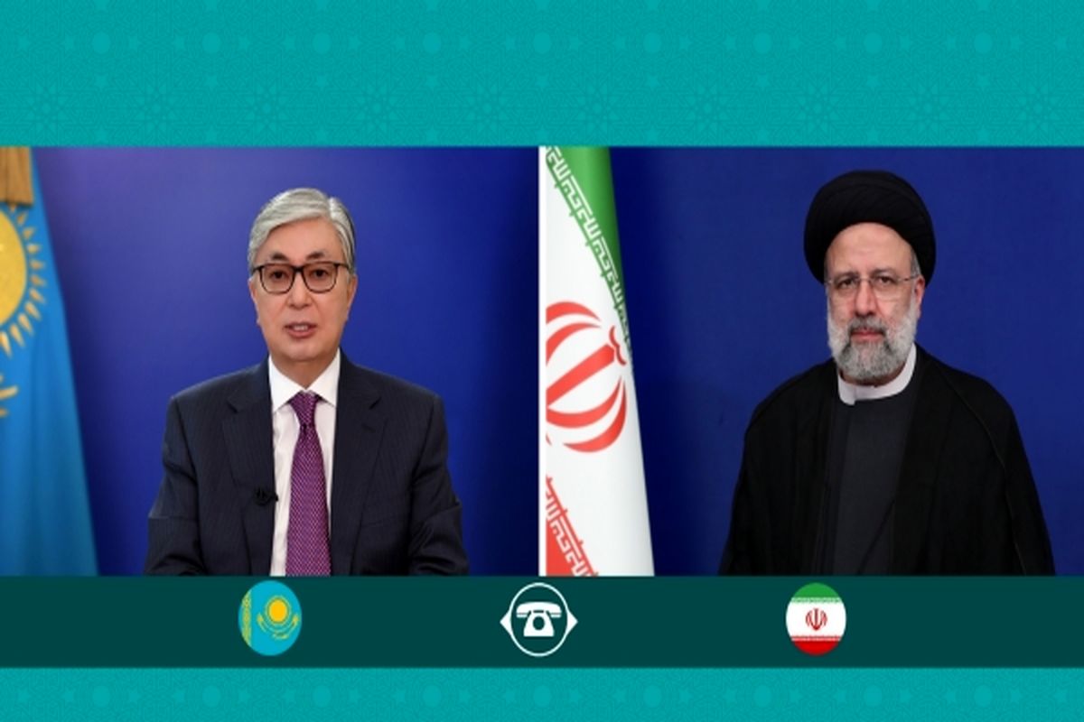 گفت‌وگوی تلفنی روسای جمهور ایران و قزاقستان/ رئیسی: اتحاد مسلمانان می‌تواند از تجاوزگری‌های رژیم صهیونیستی جلوگیری کند