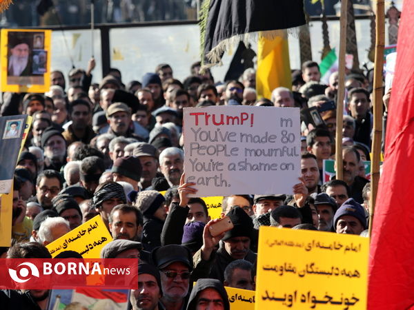 تجمع عاشورایی همدانی ها در پاسداشت شهید سلیمانی