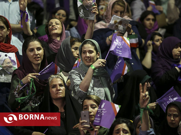 سخنرانی دکتر روحانی در جمع هوادارانش