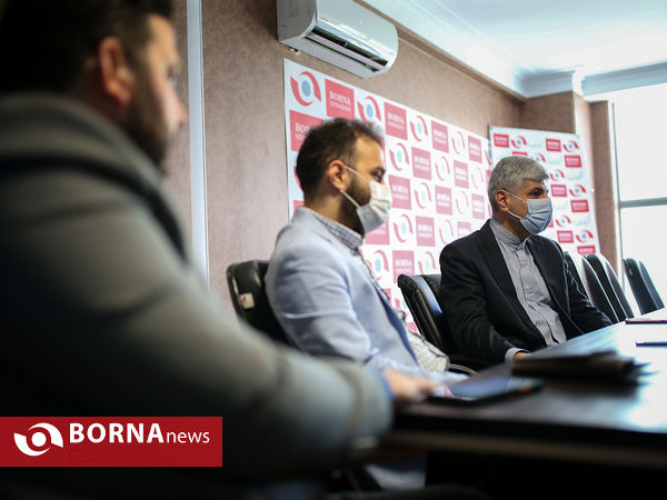 حضور رامین مهمان‌پرست در خبرگزاری برنا