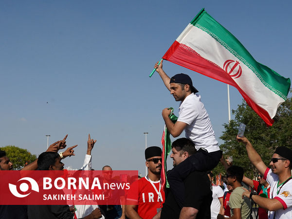 ورزشگاه خلیفه قطر در آستانه دیدار ایران - انگلیس