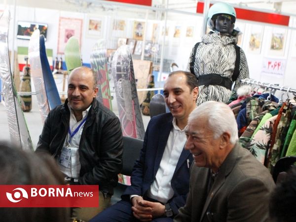 بازدید رییس فدراسیون اسکی از غرفه گردشگری ورزشی در نمایشگاه بین المللی