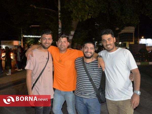 جشن پیروزی تیم ملی فوتبال ایران برابر مراکش در شهریار