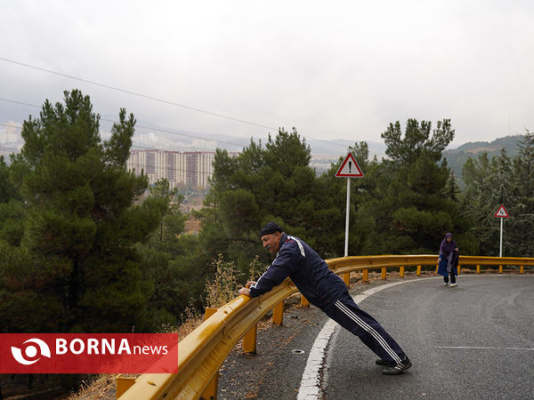باران پاییزی تهران