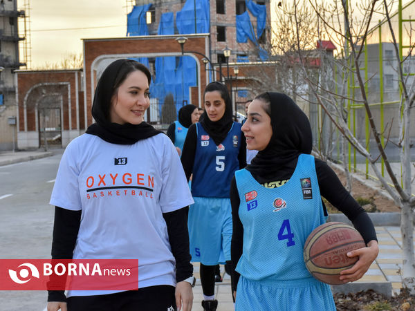 تمرینات تیم بسکتبال اکسیژن اراک