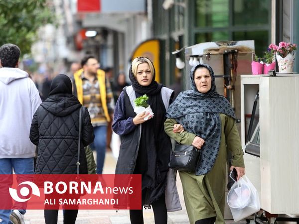 بازار بندرانزلی در آستانه نوروز 