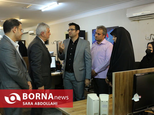 حضور حمید سجادی وزیر ورزش در خبرگزاری برنا