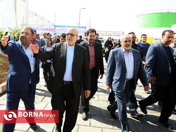 حصور وزیر صنعت، معدن و تجارت در افتتاح پروژه های استان البرز