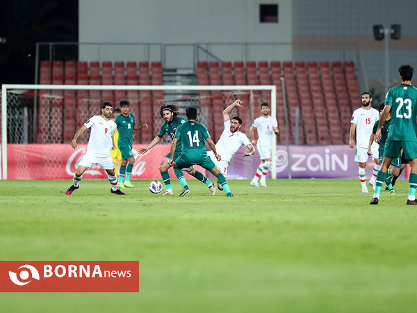 دیدار تیم های فوتبال ایران - عراق