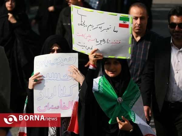 راهپیمایی حمایت از ولایت و اقتدار کشور - اهواز