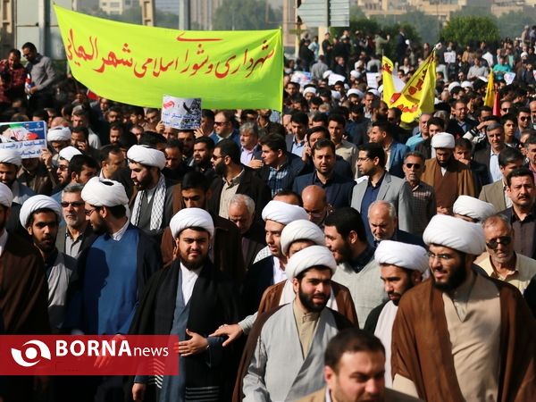 راهپیمایی حمایت از ولایت و اقتدار کشور - اهواز