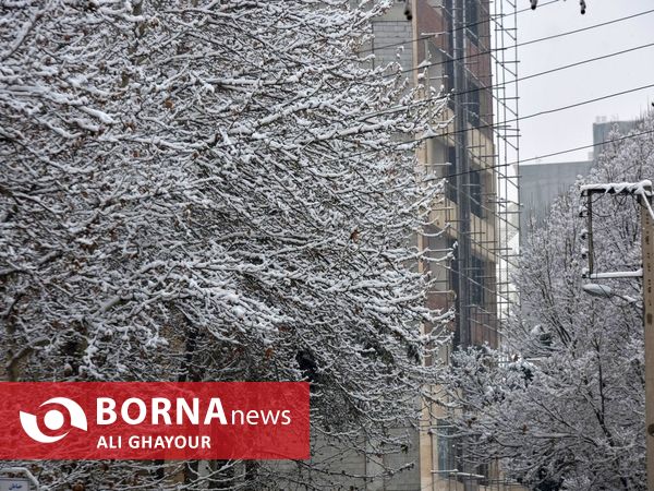اولین برف زمستانی در ارومیه