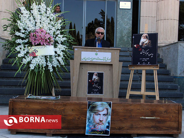 تشییع پیکر زنده یاد غلامحسن اولاد شاعر بلندآوازه در شیراز