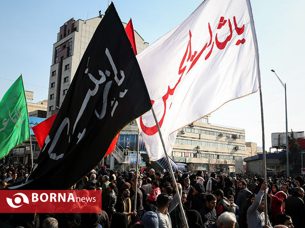 تشییع پیکر سردار شهید حاج قاسم سلیمانی در تهران