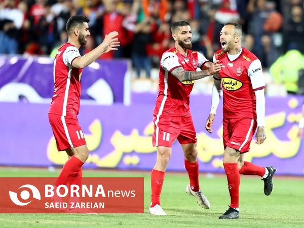 دیدار تیم های پرسپولیس تهران -ملوان بندرانزلی