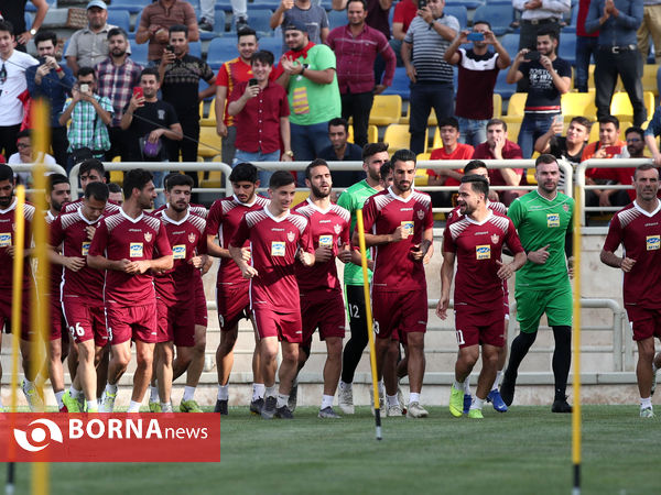 تمرین تیم فوتبال پرسپولیس تهران