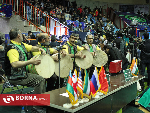 افتتاحیه جام جهانی کشتی آزاد کرمانشاه ۲۰۱۷