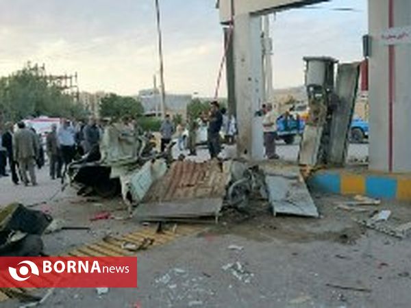 انفجار جایگاه گاز در مسجدسلیمان