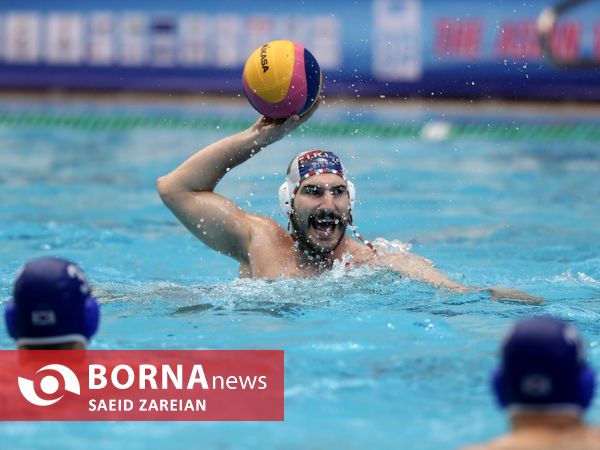 رقابت‌های واترپلو قهرمانی آسیا| ایران - کره جنوبی