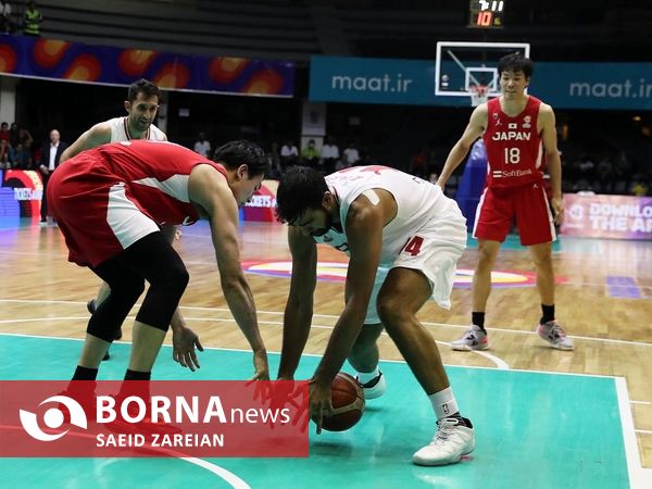 دیدار تیم های بسکتبال ایران - ژاپن