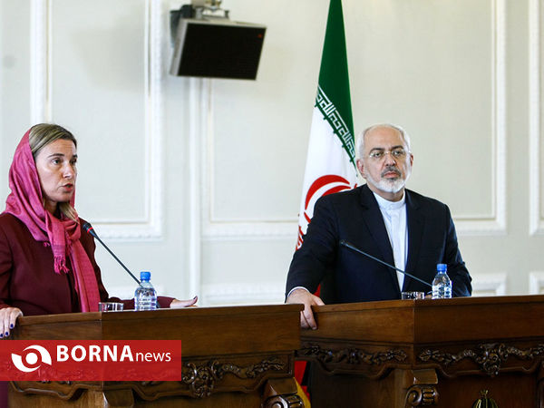 نشست خبری ظریف و موگرینی