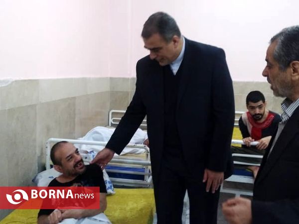 حضورملایی مدیرکل توسعه ورزش همگانی در توانبخشی حضرت علی اکبر
