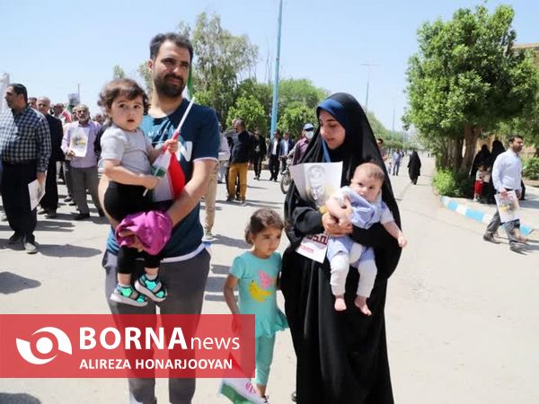 راهپیمایی روز جهانی قدس در خرمشهر