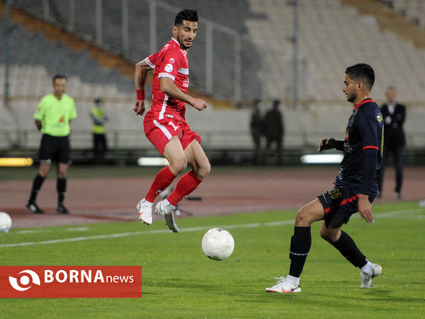 دیدار تیم های فوتبال پرسپولیس - نساجی