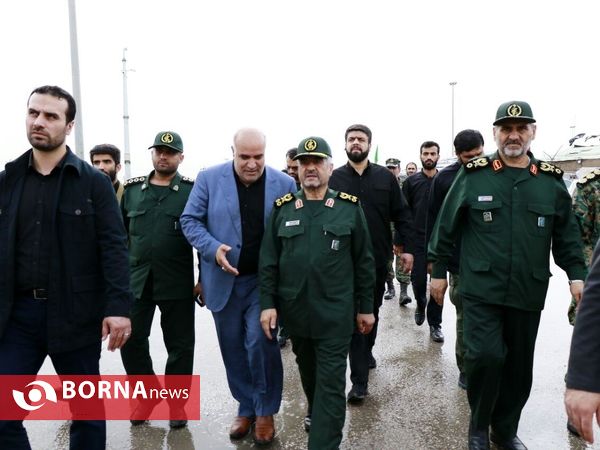 سفر سرلشکر جعفری به شلمچه