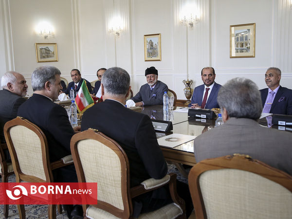 دیدار وزیر خارجه عمان با محمدجواد ظریف
