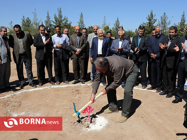 آیین کلنگ‌زنی خانه هاکی در کرمان