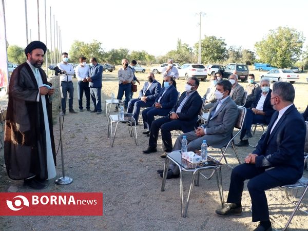 کلنگ زنی سالن ورزشی بالو