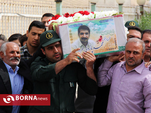 تشییع مخترع شهید محمد پازوکی در سمنان