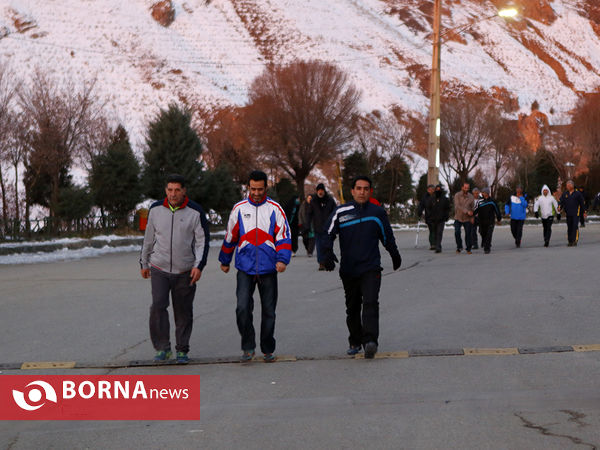 کوهپیمایی کارکنان وزارت ورزش و جوانان با حضور مناف هاشمی