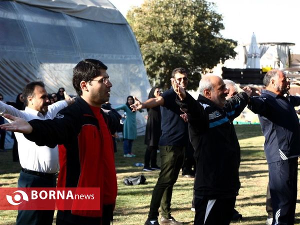 ورزش همگانی مدیران و کارکنان وزارت ورزش و جوانان