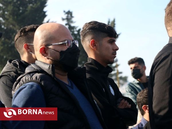 مراسم تشییع پیکر، علیرضا حسنی مقدم، مربی تیم نونهالان ملوان بندرانزلی