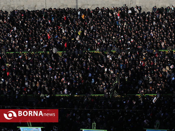 تشییع پیکر سردار شهید حاج قاسم سلیمانی در تهران