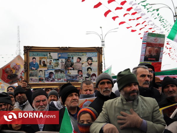 حضور شکوهمند همدانی ها در راهپیمایی ۲۲بهمن سلیمانی ها