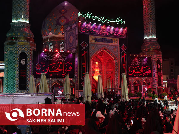 حال و هوای شب چهارم محرم در میدان تجریش