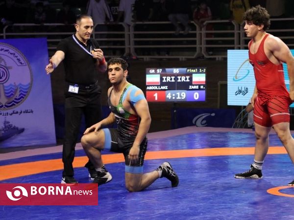 رقابت های بین المللی کشتی فرنگی جوانان جام شاهد_ رشت