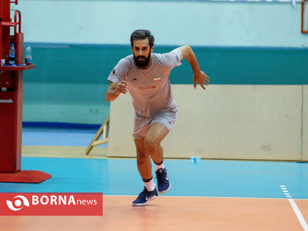 آخرین تمرین تیم ملی والیبال قبل از حضور در لیگ جهانی