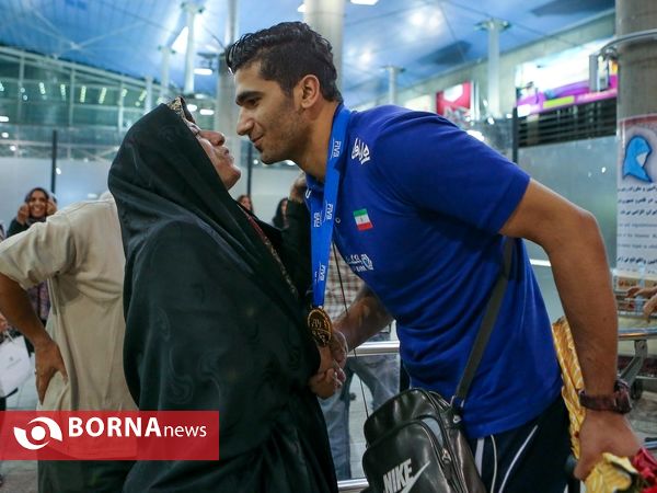 استقبال از تیم ملی نوجوانان در فرودگاه امام خمینی