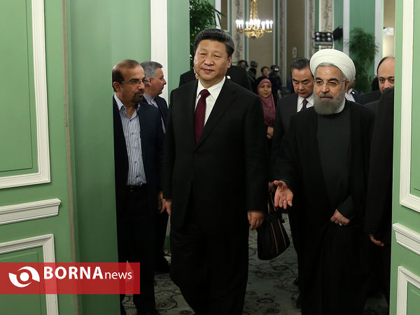 دیدار خصوصی روسای جمهور ایران و چین