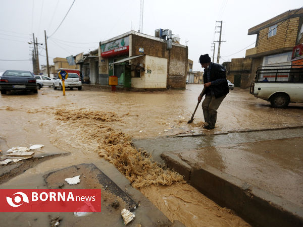 روستاهای اطراف شیراز روی آب