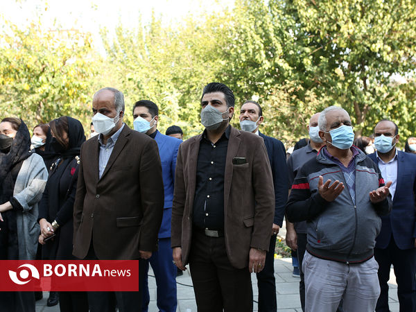 مراسم وداع با پورنگ پورشیرازی