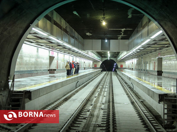 بازدید اعضای شورای شهر از خط ۶ مترو تهران