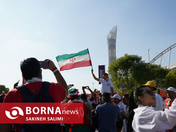 ورزشگاه خلیفه قطر در آستانه دیدار ایران - انگلیس