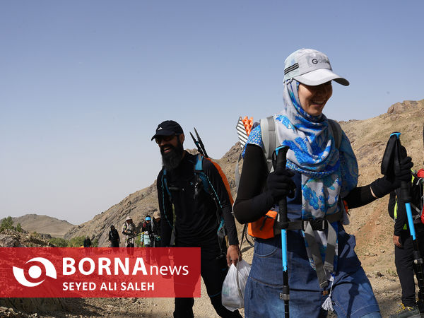 صعود بر بلندای تهران با پرچم سیدالشهدا