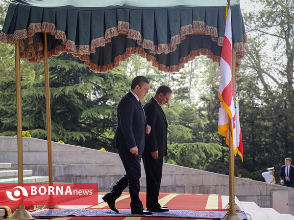 استقبال رسمی از نخست وزیر گرجستان